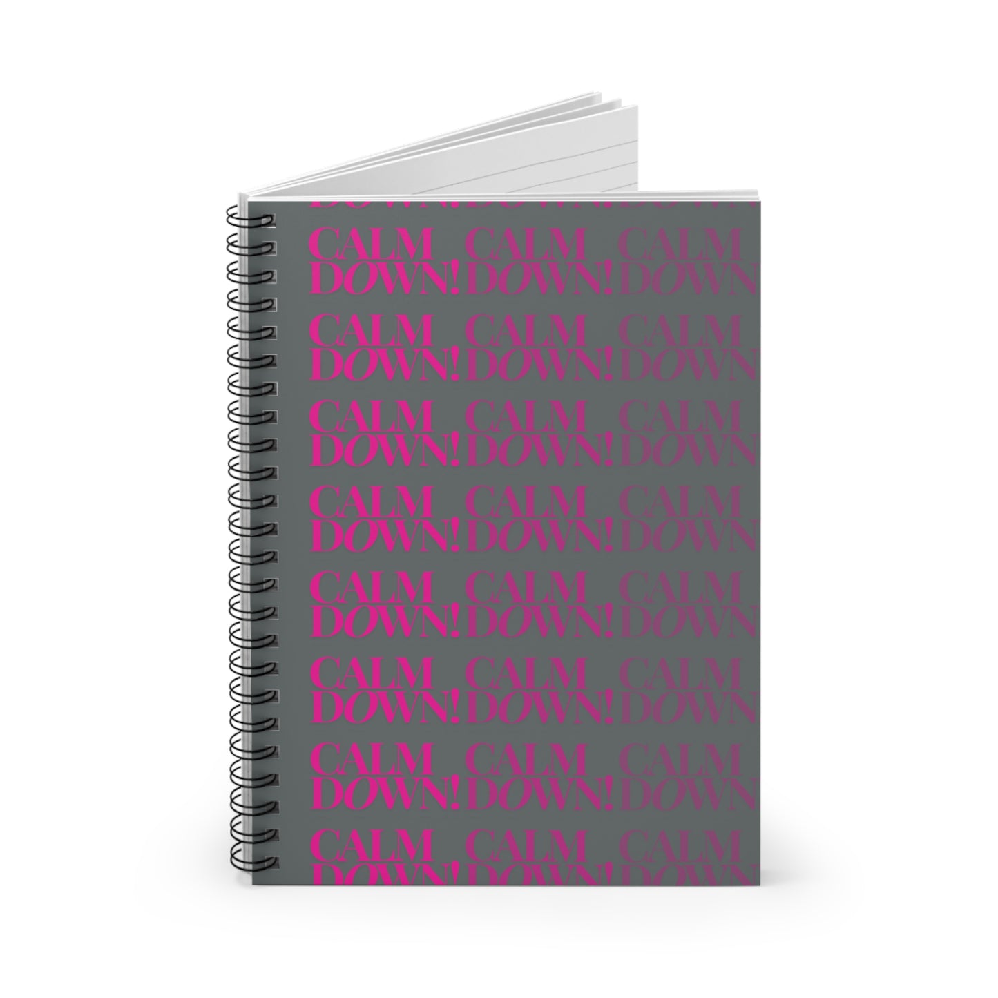 Calm Down! Spiral Notebook - Ruled Line