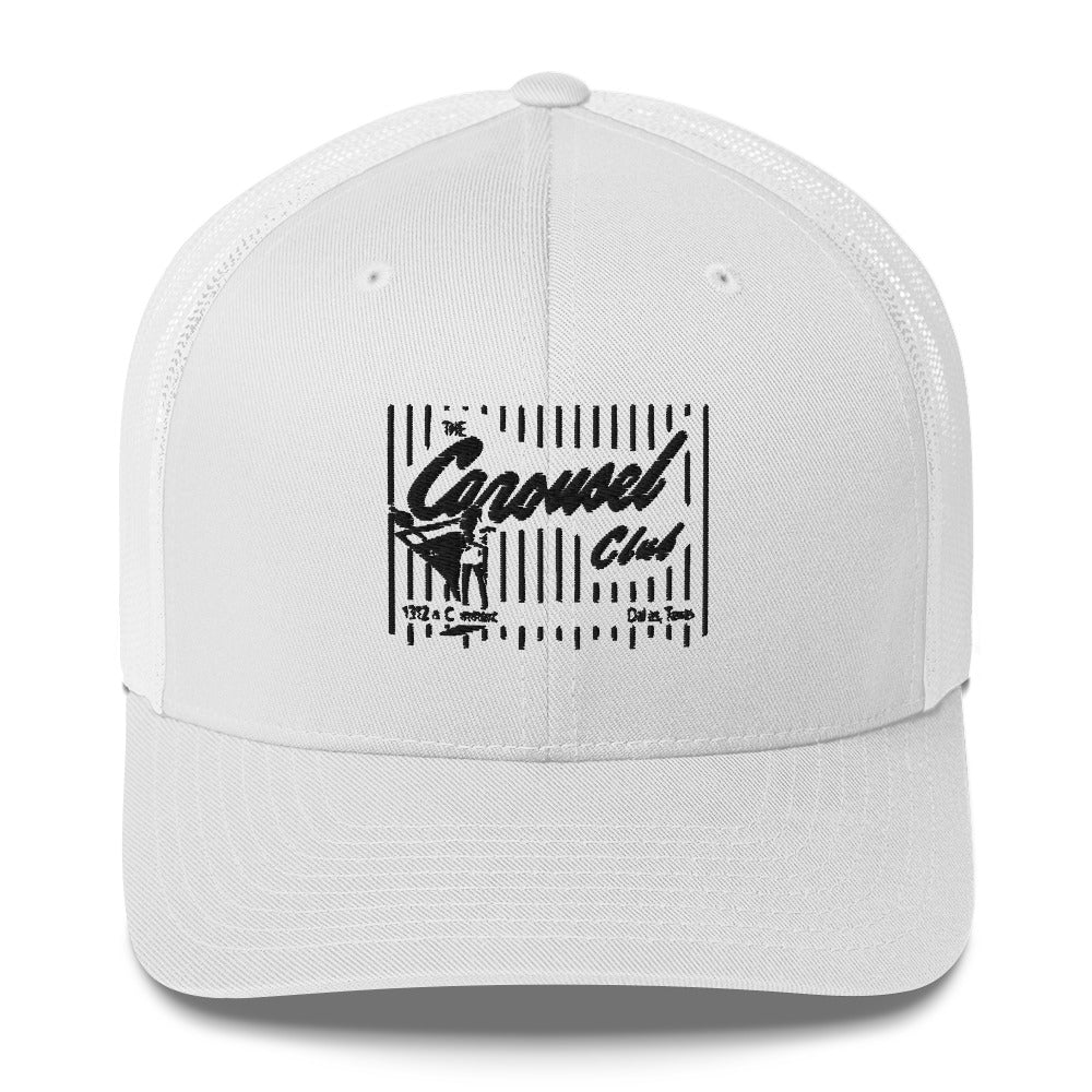 Carousel Club Trucker Cap Black Embroidery black