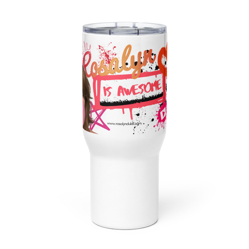 Rosalyn Travel mug with a handle