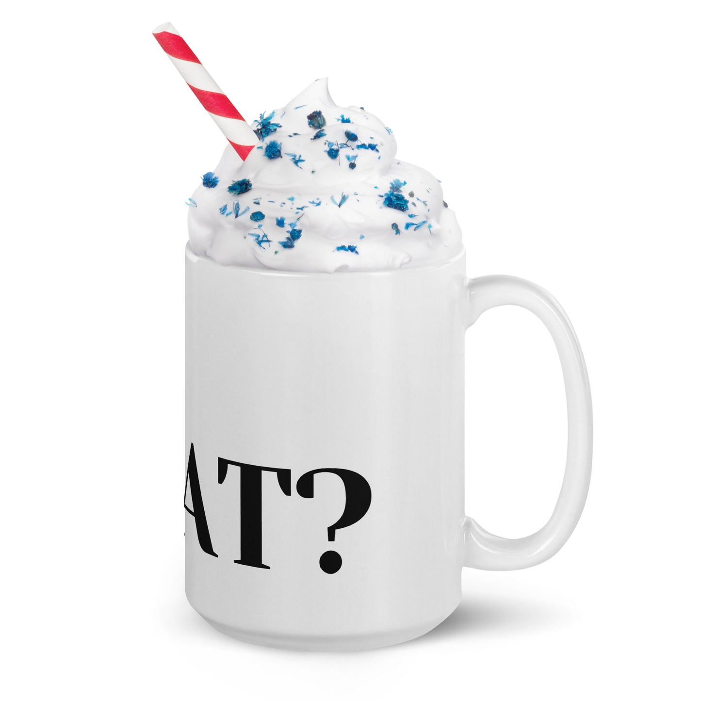 So What White glossy mug