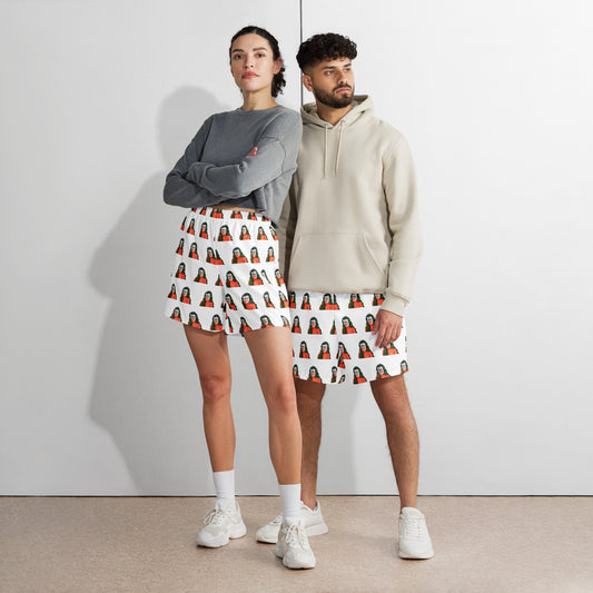 La Red Sweater All-Over Print Unisex Athletic Long Shorts