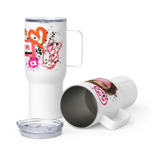 Rosalyn Travel mug with a handle